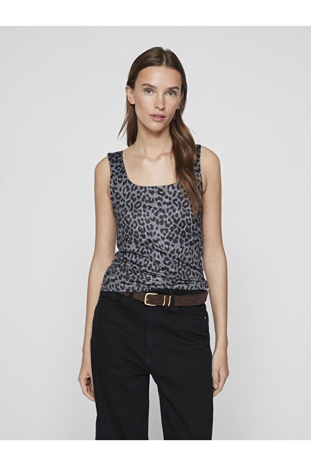 Oberteil mit Leoprint - 1