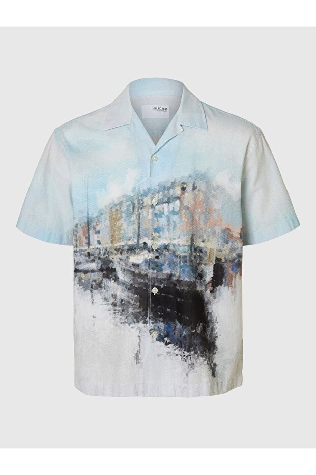 Kurzarmhemd Print - 2