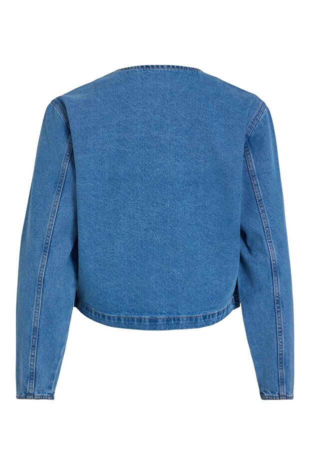 Jeansjacke Geknöpfte - 3