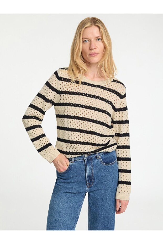 Strickpullover Gestreifter - 6