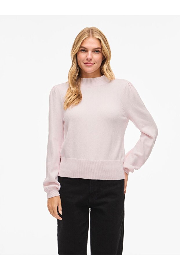 Strickpullover Stehkragen - 1