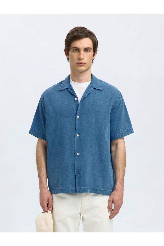 Jeanshemd Kurzarm - 1