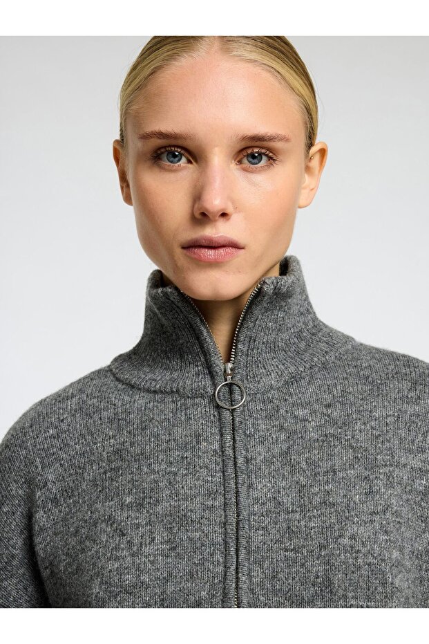 Half-zip Pullover Wollgemisch - 5