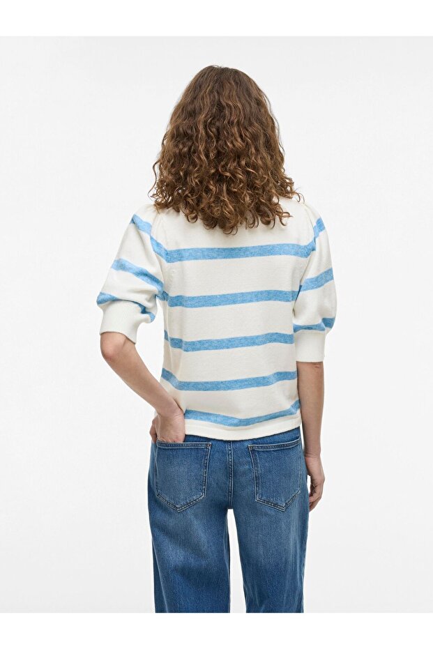 Strickoberteil Gestreiftes - 4