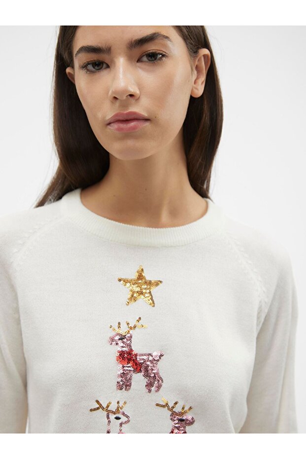 Strickpullover VMORNAMENTS/PYRAMIDE Strickpullover - 6