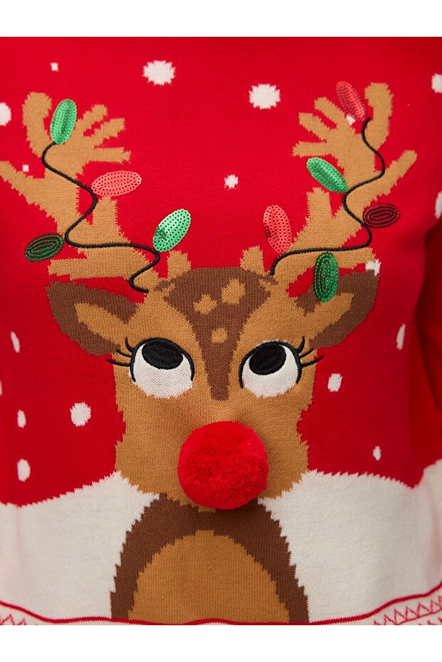 Strickpullover VMFROSTYDEER Strickpullover - 5