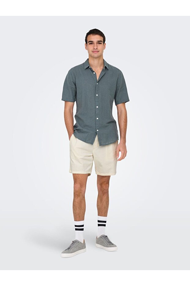 Hemd ONSCAIDEN Leinen Hemd - 5