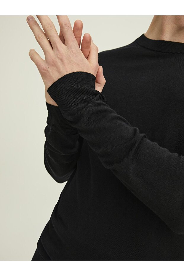 Strickpullover Einfarbig Strickpullover - 5