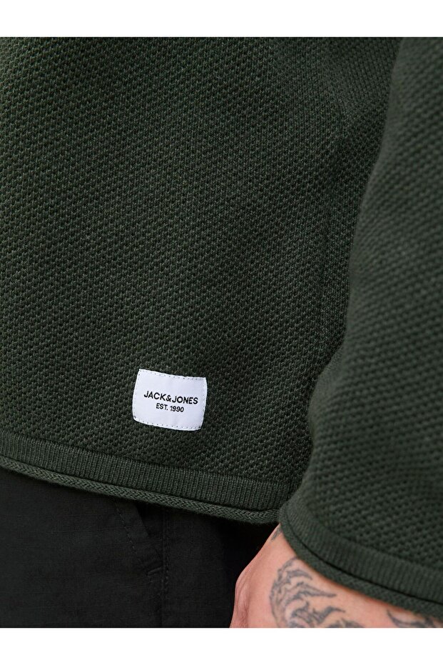 Strickpullover Einfarbig Strickpullover - 5