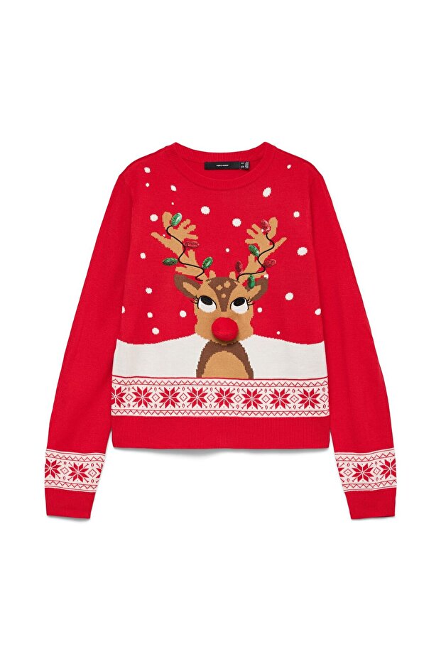 Strickpullover VMFROSTYDEER Strickpullover - 2