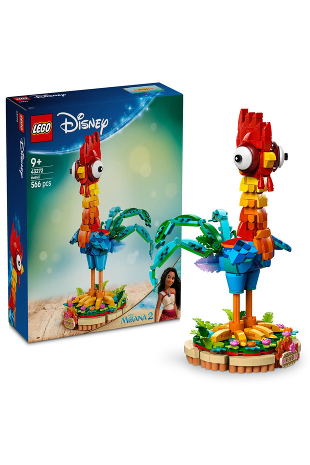 ǀ Disney Moana 2 Heihei 43272 - Buildable Animal Model Building Kit for Kids 9+ (566 P)