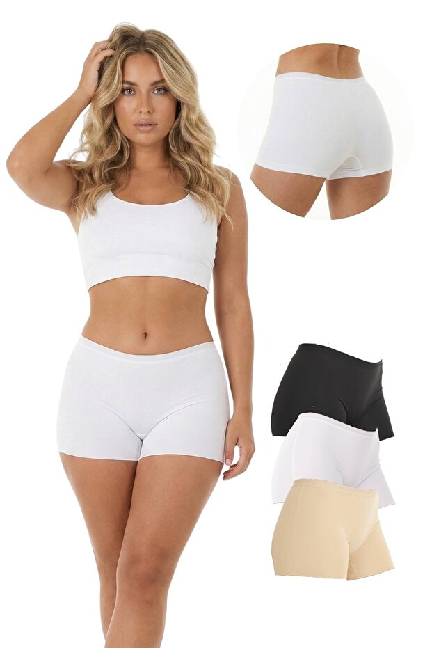501 Basic Laser Cut Seamless Women's Boxer Briefs 3 Pack