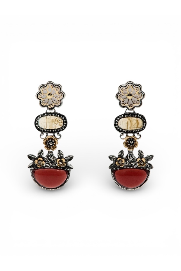 Flower earrings