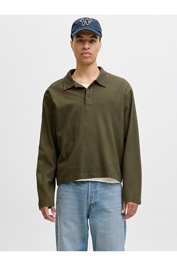 Sweatshirt Einfarbig Sweatshirt - 1