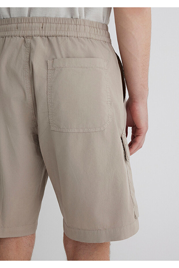 Bej Kargo Şort 0410269-80697 - 6