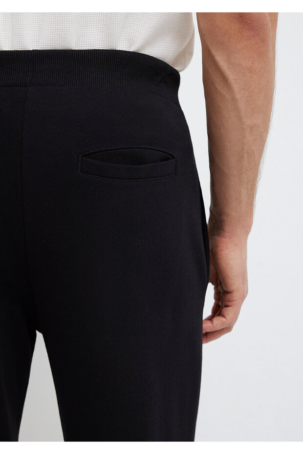 Siyah Basic Eşofman Altı 065177-900 - 7