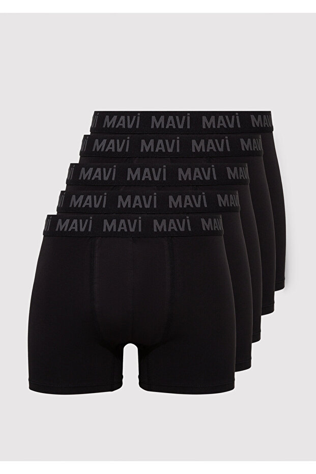 5-Piece Black Basic Boxers 0911238 -900 - 1