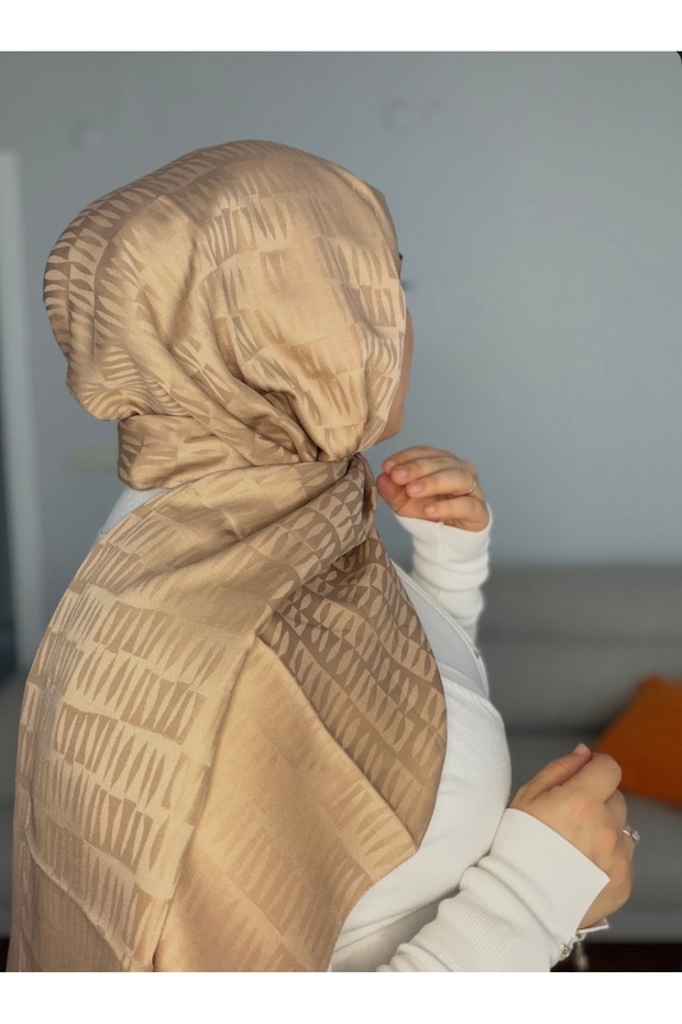 Levidor blue jakar şal (latte) - 1