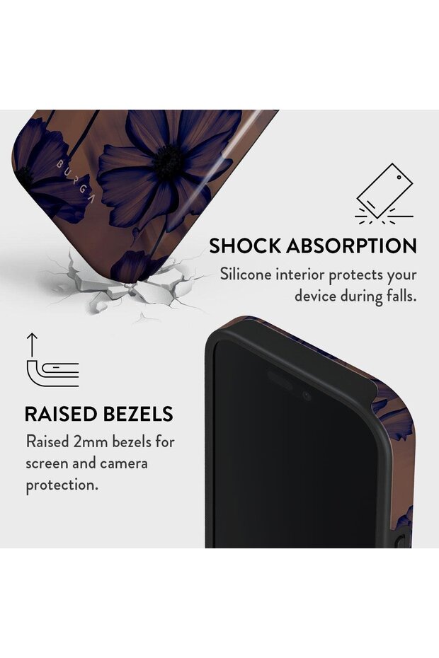 حافظة BURGA متينة بنمط مزدوج القاعدة متوافقة مع هاتف iPhone 16 - 4