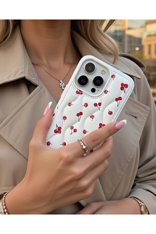 حافظة مبطنة بنمط زهور متوافقة مع هاتف آيفون 13 برو ماكس - 1