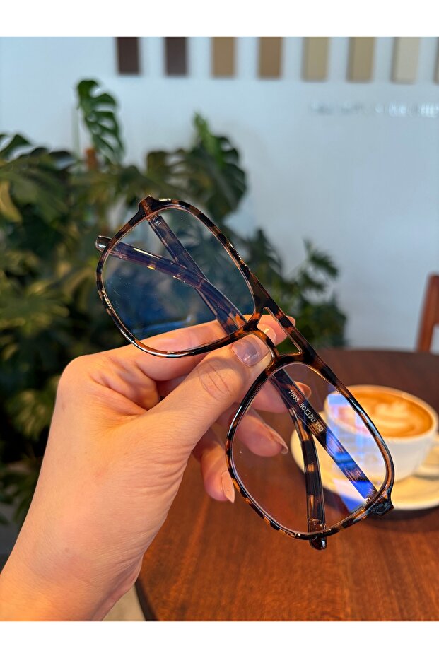 نظارات كمبيوتر مرنة مقاومة للضوء الأزرق بنمط الفهد من Yorg موديل قابلة للاستبدال - 6