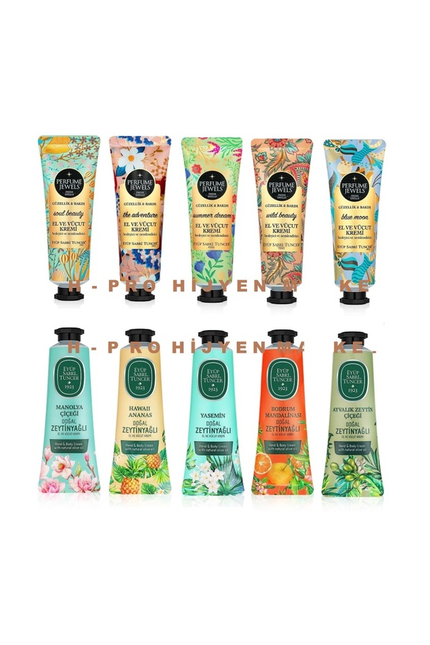 Legendary Hand and Body Creams 50 ml X 10 Pieces