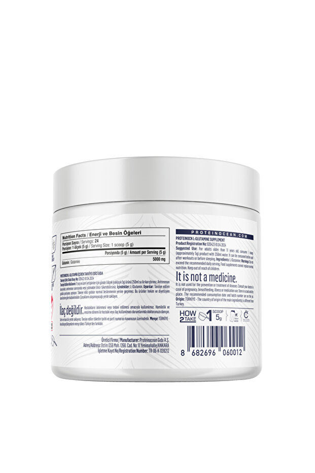 Glutamine - 120g - 24 Servis - 2