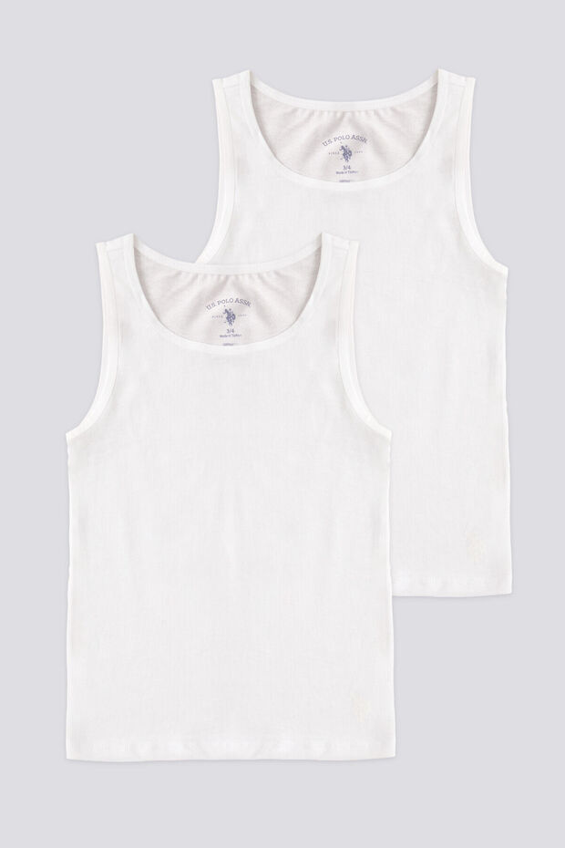U.S. Polo Assn Underwear Girls' White Undershirt