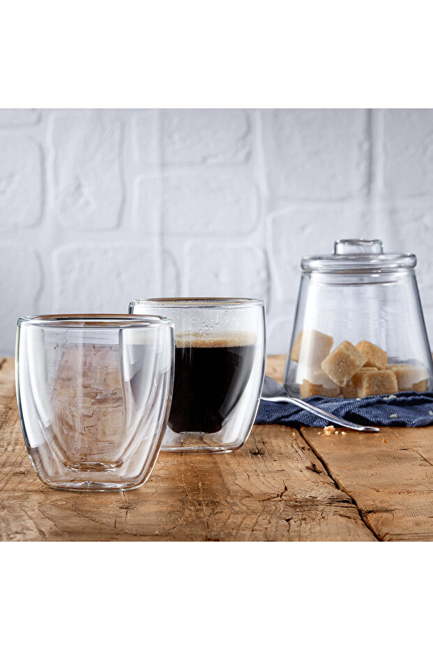 Çift Cidarlı Espresso Bardağı 6'lı - 3