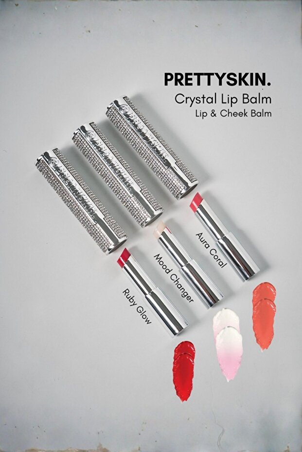 Pretty Skin Crystal Lıp Balm Ruby Glow - 3