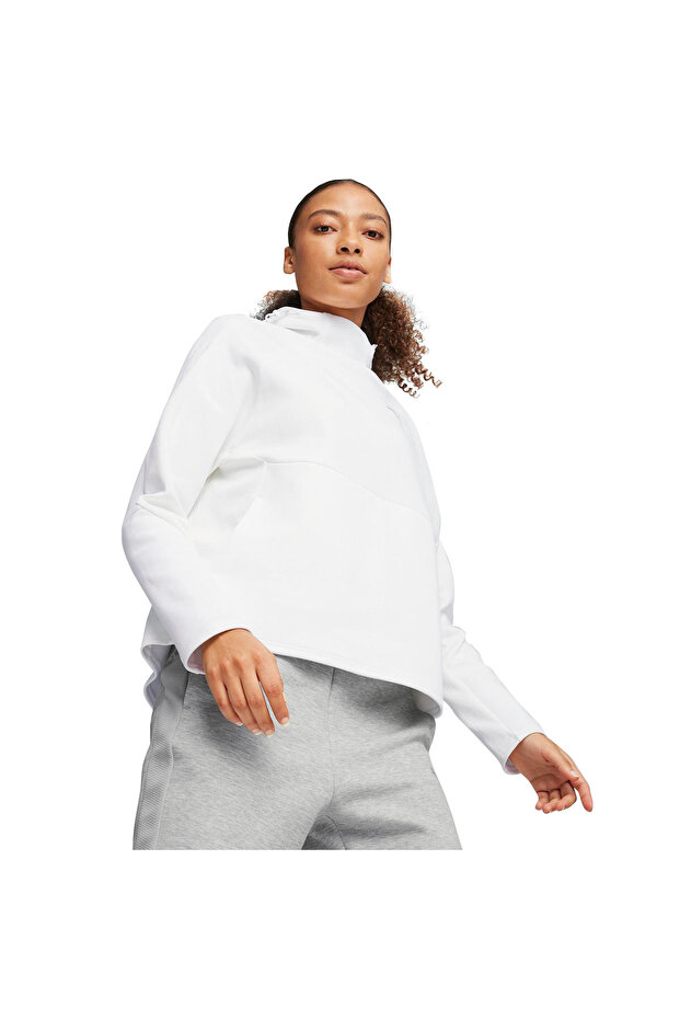 Evostripe Women's White Casual Style Sweatshirt67787702