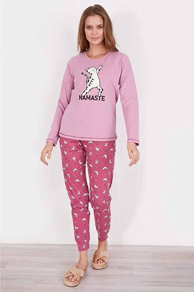 Long Sleeve Pajama Set - 3