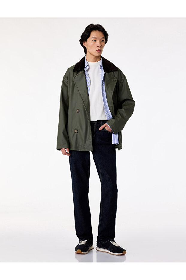 Regular Waist Straight Leg Straight Fit Jean Pants - Mark Jean