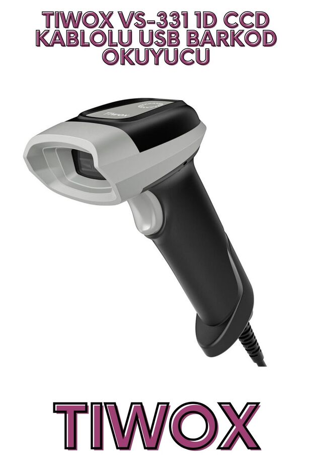 VS-331 1D CCD قارئ باركود USB سلكي - 2