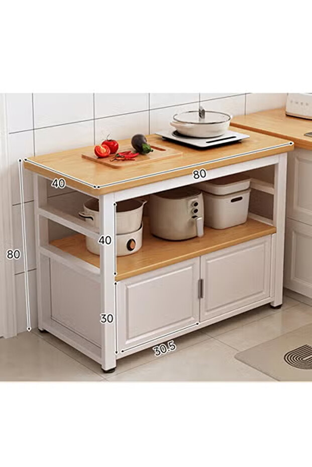 رف مطبخ سلة خضراوات متعددة الوظائف طاولة تقطيع خضراوات - 3