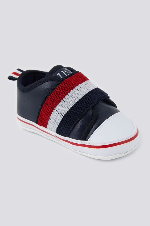 U.s. Polo Assn Soft Texture Gray Baby Shoes