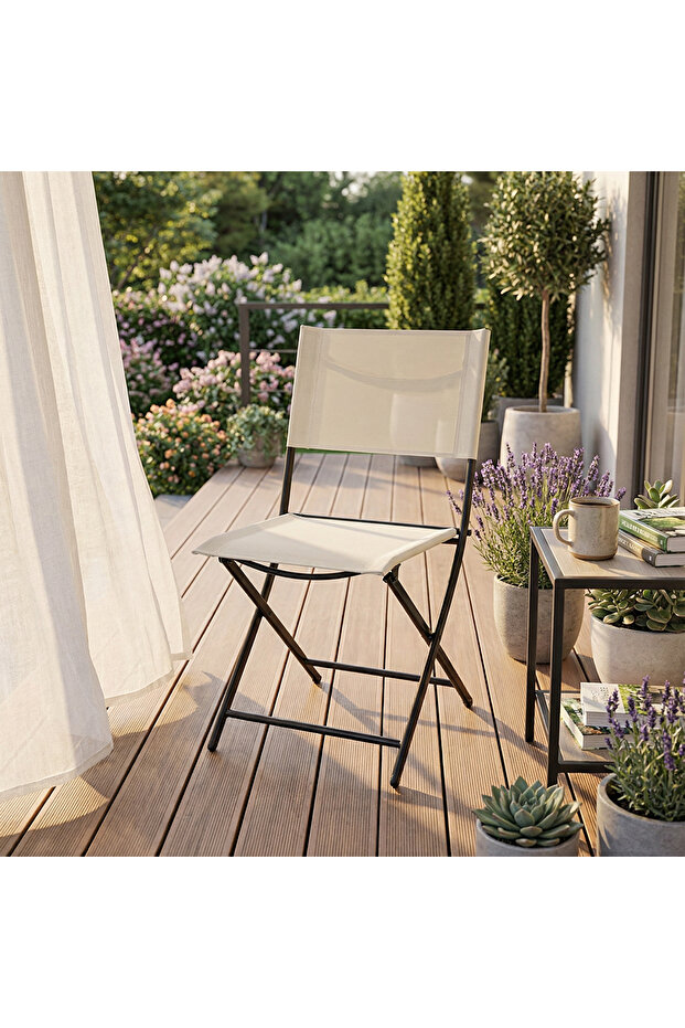 Aura Sandalye Krem - 3