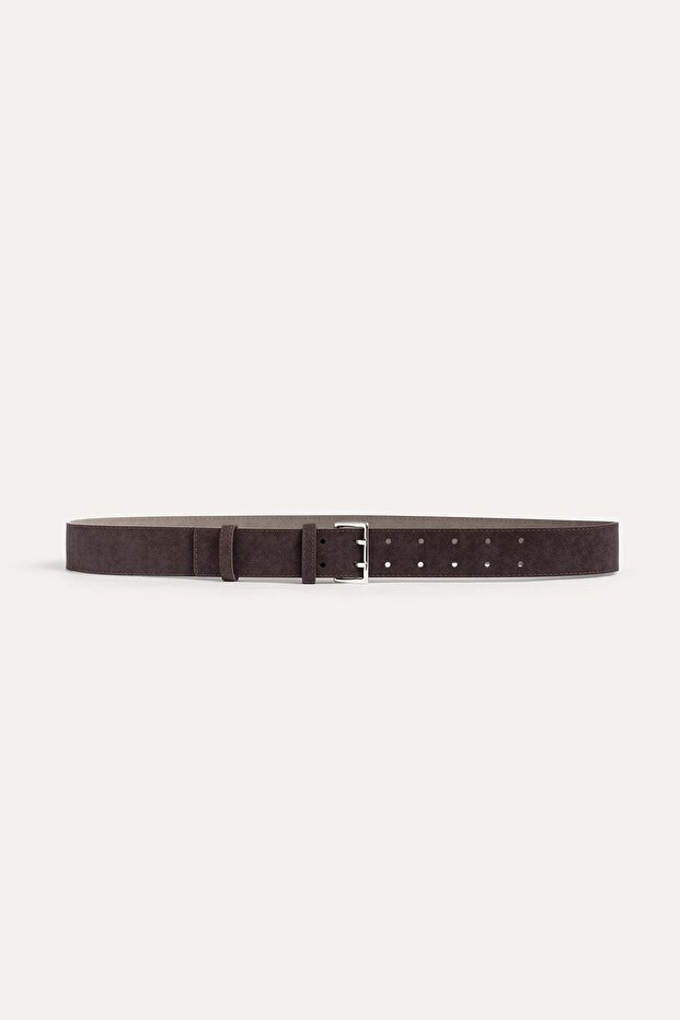 Double-Ended Suede Belt