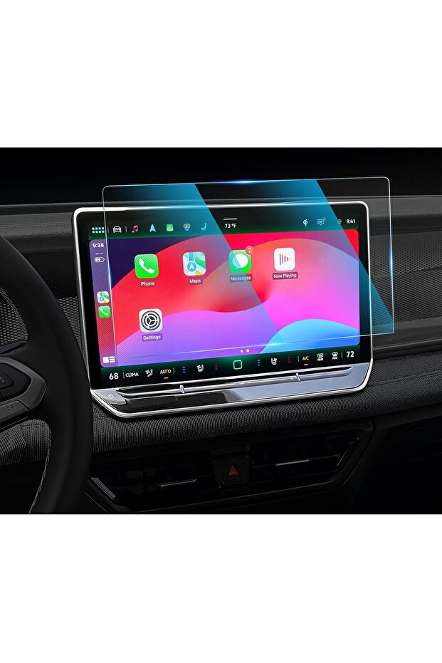 Volkswagen Tiguan / Passat Compatible 2024-2026 Model 12.9 Inch Multimedia 9H Nano Screen Protector