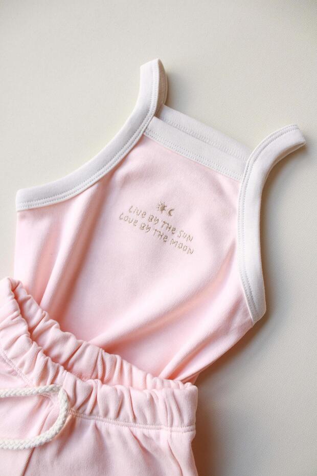 Pudra Askılı Şortlu Takım - 8