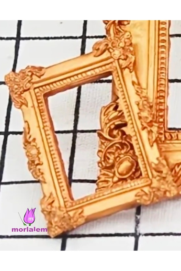 5cm Mini Frame Silicone Mold K-1523B, Polyester Fimo Epoxy Stone Powder Plaster Candle Mold