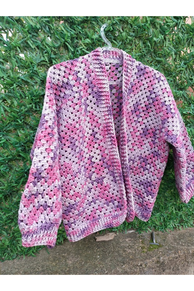Hexagonal Children's Cardigan