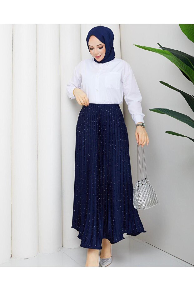 pullu etek&gömlek takım - 1