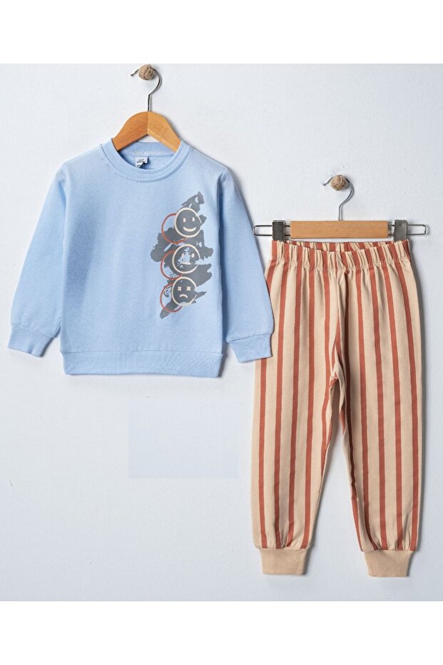 طقم بدلة رياضية بخيطين - 1