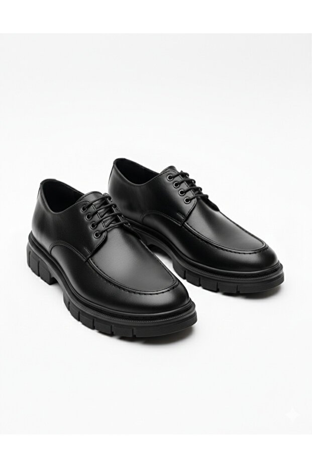 BA0237 Lace-Up Classic High Sole Casual Men's Shoes