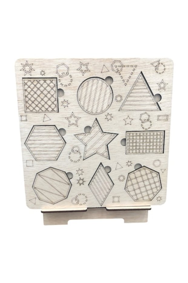 Puzzle cu forme geometrice