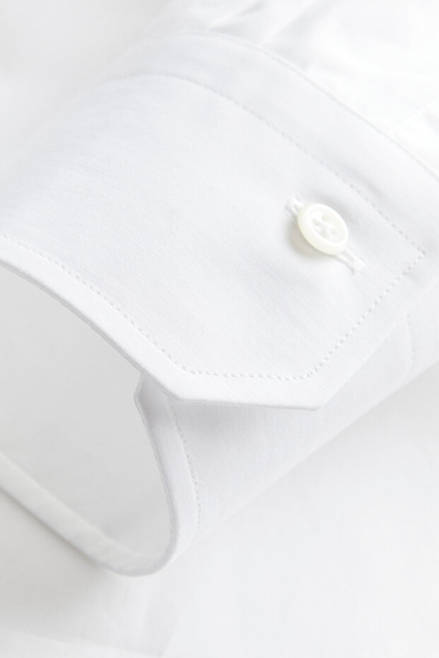 POPLİN KLASİK GÖMLEK - 5