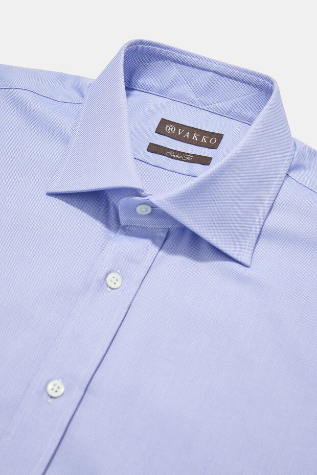 MICRO DESENLİ NON IRON GÖMLEK - 2