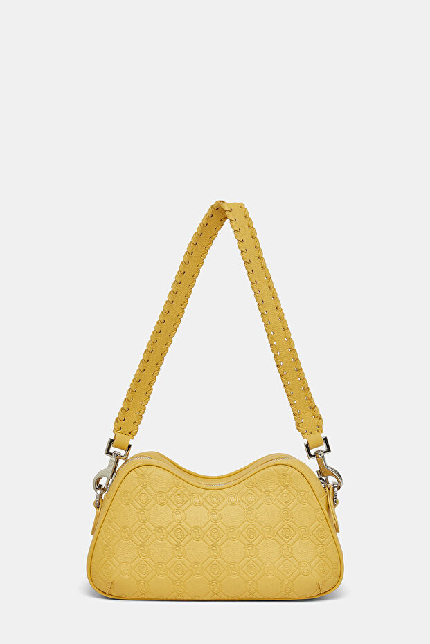 SARI MONOGRAM DERİ ÇANTA - 4