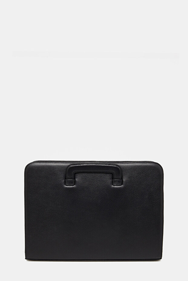 SİYAH DERI ÇANTA - 3